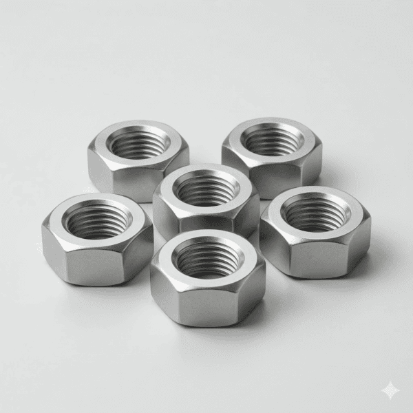 500un. PORCA SEXTAVADA 3/8-16UNC INOX A2 - DIN 934 IMP - Imagem 3